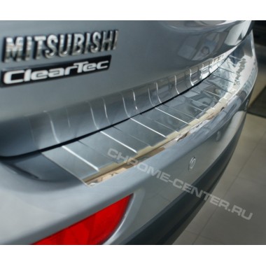 Накладка на задний бампер Mitsubishi Outlander III (2012-2015) бренд – Croni главное фото
